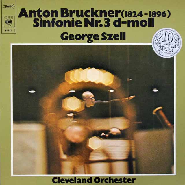 セルのブルックナー/交響曲第3番　独CBS　3422　LP レコード