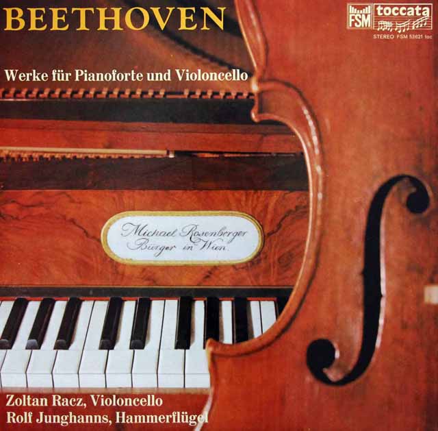 ラフツ&ユングハンスのベートーヴェン/チェロソナタ第3番ほか　独toccata　3421　LP レコード