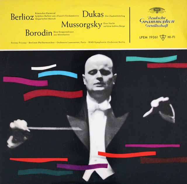 フリッチャイのベルリオーズ/序曲「ローマの謝肉祭」ほか 　独DGG　3422　LP レコード