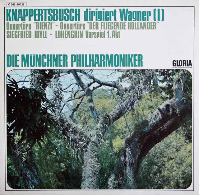 クナッパーツブッシュのワーグナー/作品集 第1集　独GLORIA　3423　LP レコード