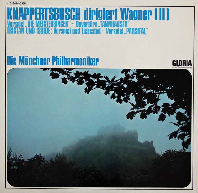 クナッパーツブッシュのワーグナー/作品集 第2集　独GLORIA　3423　LP レコード