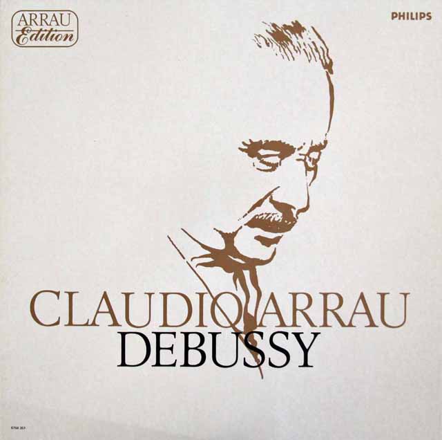アラウのドビュッシー/前奏曲、映像、版画　蘭PHILIPS　3423　LP レコード