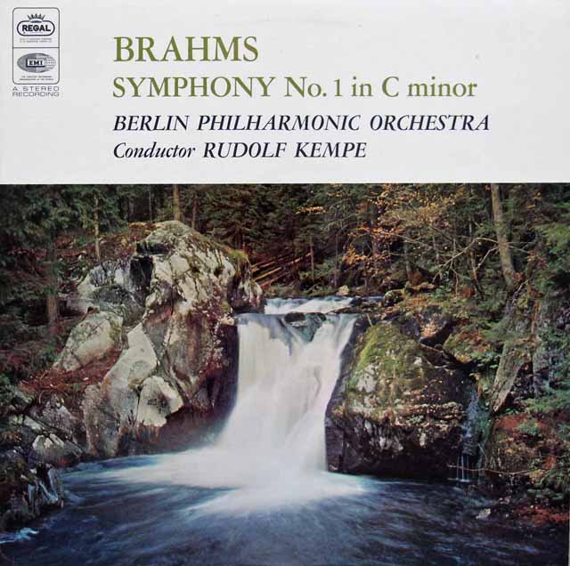 ケンペのブラームス/交響曲第1番　英REGAL（EMI）　3046　LP レコード