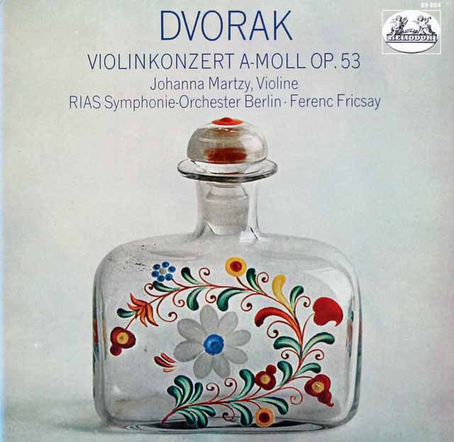 マルツィ、フリッチャイのドヴォルザーク/ヴァイオリン協奏曲　独HELIODOR　3424　LP レコード