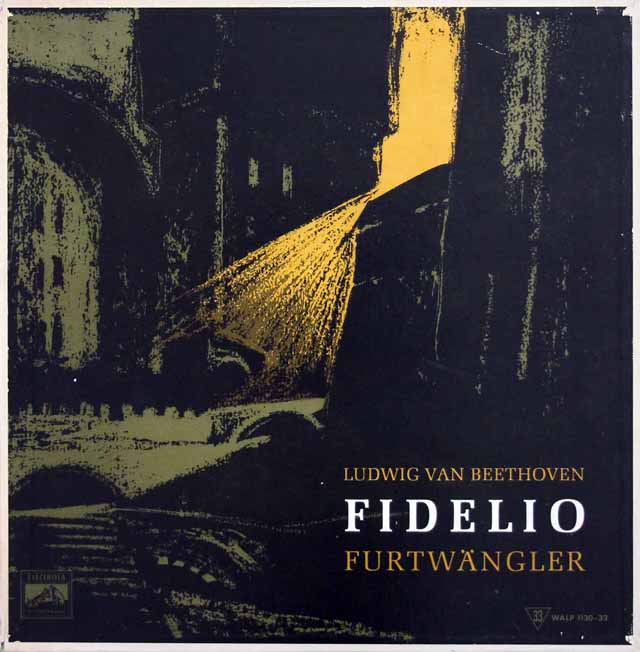 【ドイツ最初期盤】　フルトヴェングラーのベートーヴェン/「フィデリオ」全曲　独EMI　3046　LP レコード