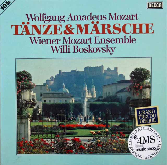 ボスコフスキーのモーツァルト/舞曲と行進曲集　独DECCA　3425　LP レコード