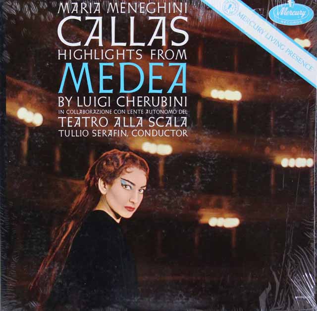 カラスのケルビーニ/歌劇「メデア」（抜粋）  米Mercury　 3425　LP レコード