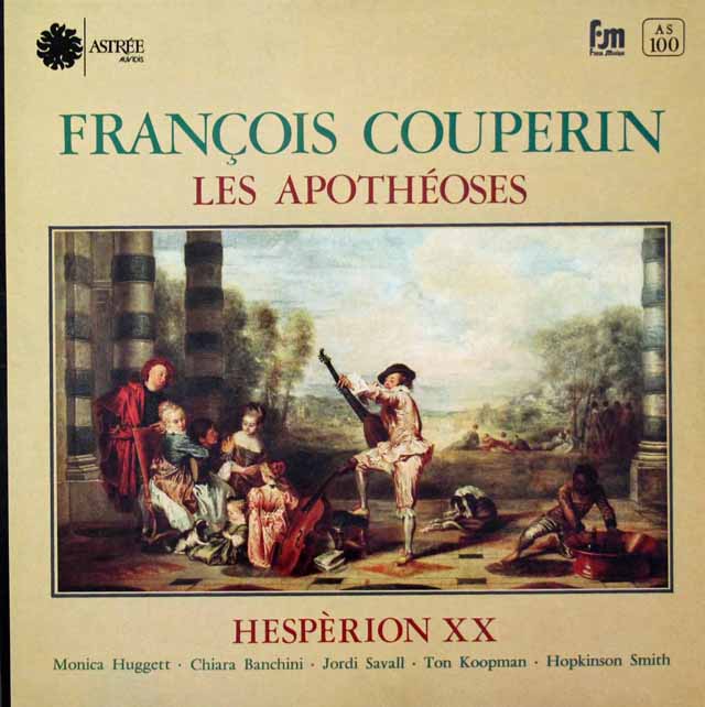 エスペリオンXXのクープラン/「リュリ賛」、「コレッリ賛」　 仏ASTREE　3425　LP レコード