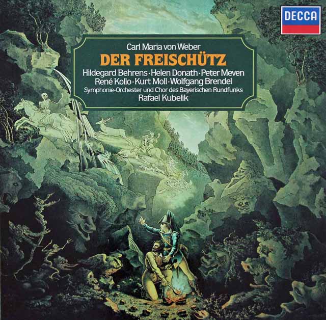 クーベリックのウェーバー/「魔弾の射手」全曲　独DECCA　3047　LP レコード