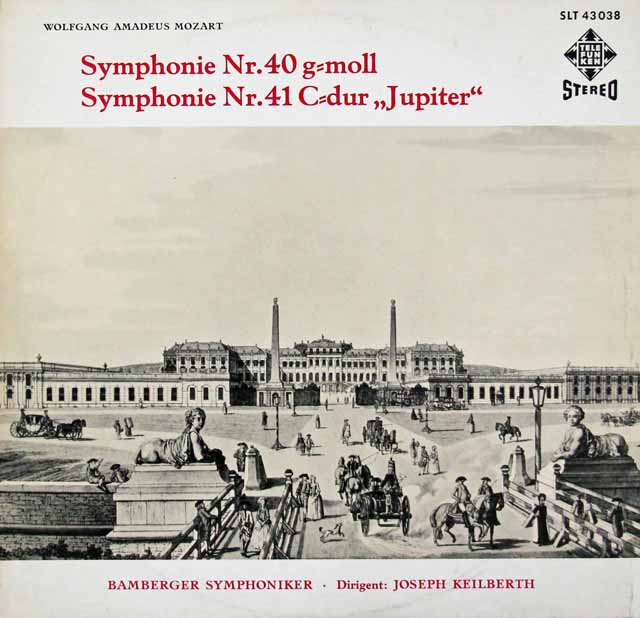 カイルベルトのモーツァルト/交響曲第40&41番「ジュピター」　独TELEFUNKEN　3047　LP レコード