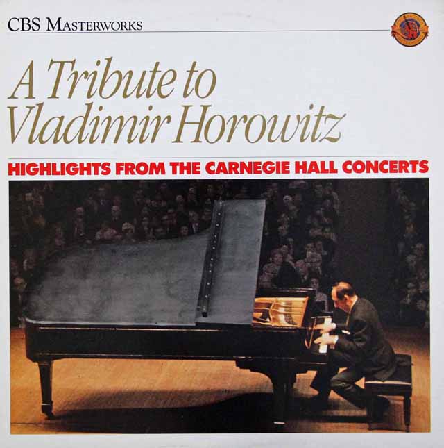 【内袋未開封】　ホロヴィッツの「カーネギー・ホール・リサイタル」からのハイライト　英CBS　3047　LP レコード