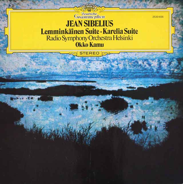 カムのシベリウス/「カレリア」組曲、「レミンカイネン」組曲　独DGG    3047　LP レコード