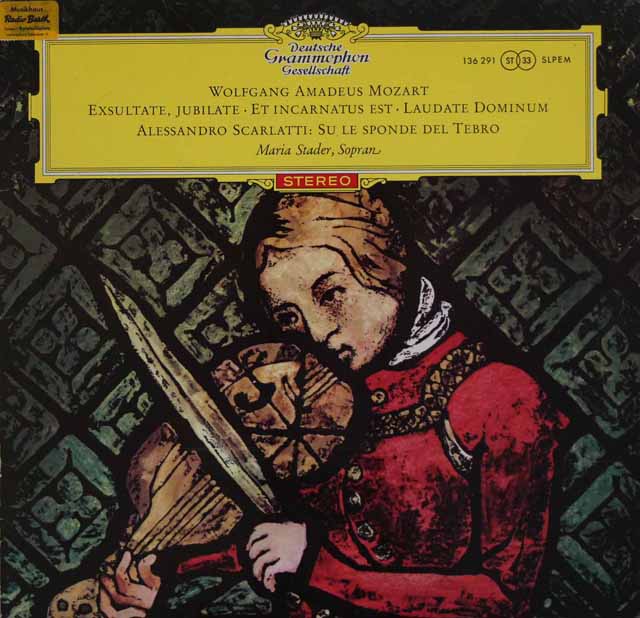 【赤ステレオ・オリジナル】フリッチャイのモーツァルト/エクスルターテ・ユビラーテ(踊れ、喜べ、幸いなる魂よ)ほか 　独DGG　3047　LP レコード