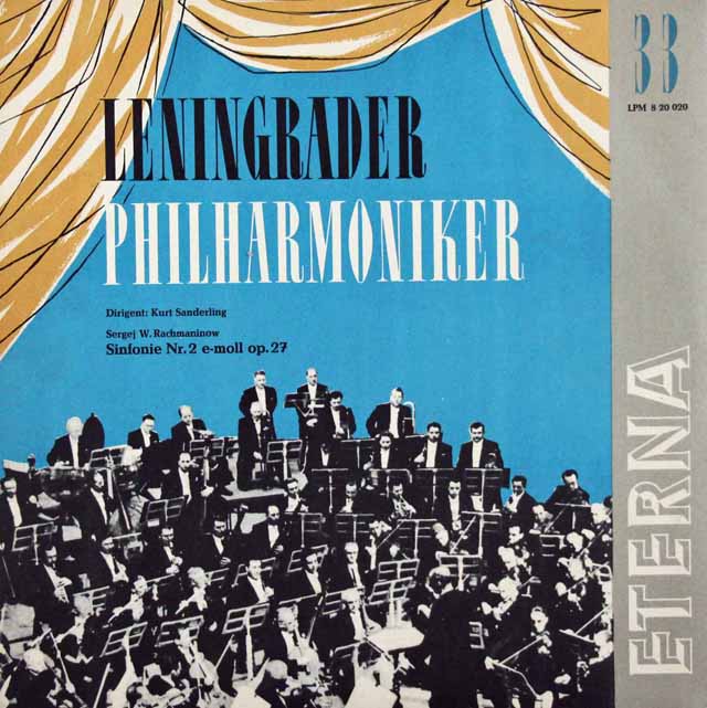 ザンデルリンク、レニングラード・フィルのラフマニノフ/交響曲第2番　独ETERNA　3048　LP レコード