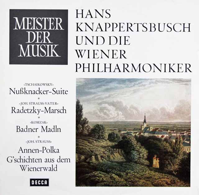 クナッパーツブッシュのチャイコフスキー/「くるみ割り人形」ほか　独DECCA　3497　LP レコード