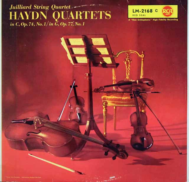 ジュリアード四重奏団のハイドン/弦楽四重奏曲第72、81番　独RCA　3497　LP レコード