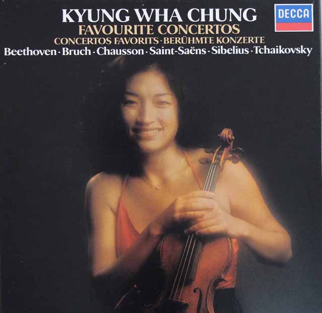 チョンのベートーヴェン、ブルッフほか/ヴァイオリン協奏曲集（特価）　 蘭DECCA　3102　LP レコード