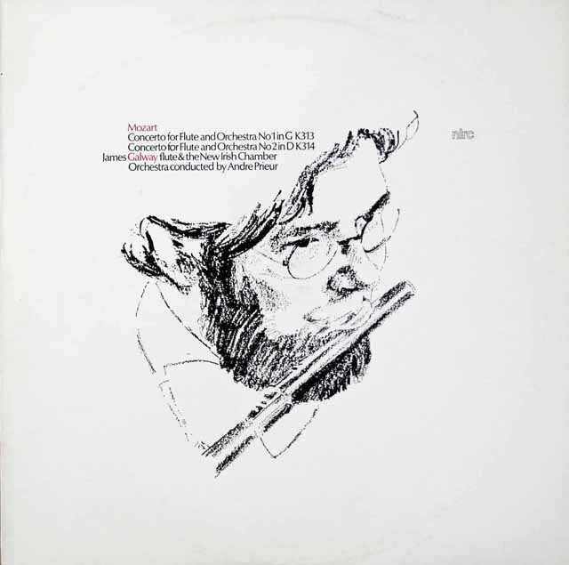 ゴールウェイのモーツァルト/フルート協奏曲第1、2番　アイルランドnirc　3738　LP レコード