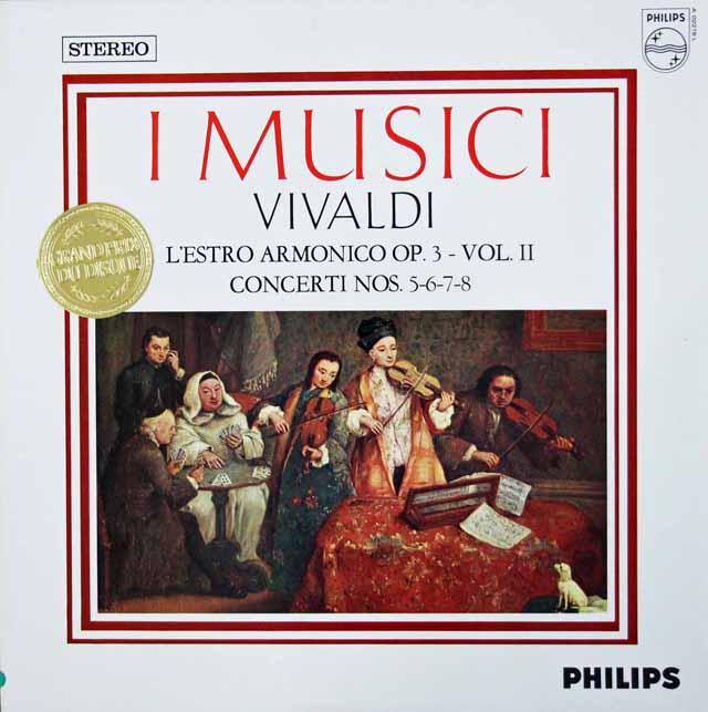 イ・ムジチのヴィヴァルディ/「調和の霊感」第2巻　第5～8番　蘭PHILIPS　3106　LP レコード