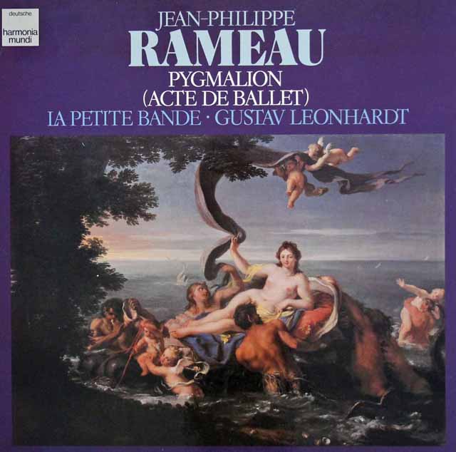 レオンハルトのラモー/「ピグマリオン」　独HM　3496　LP レコード