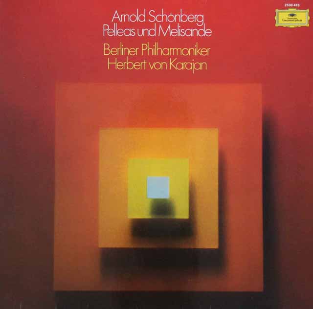 カラヤンのシェーンベルク/交響詩「ペレアスとメリザンド」　独DGG　3739　LPレコード