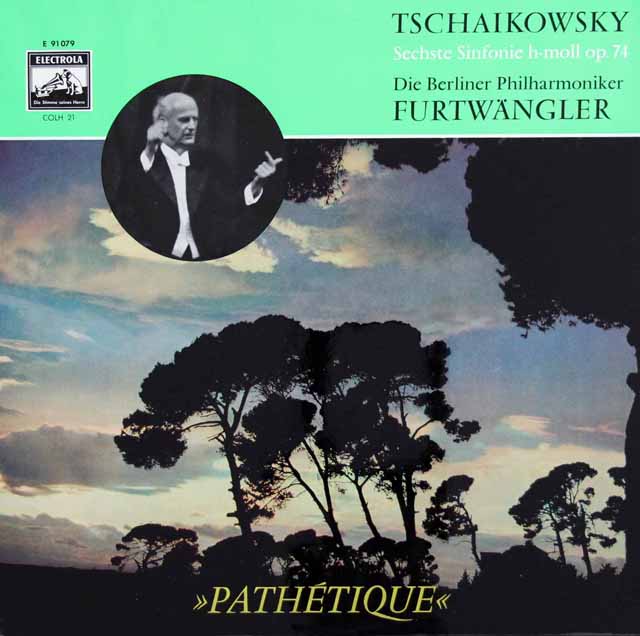 フルトヴェングラーのチャイコフスキー/交響曲第6番「悲愴」　独ELECTROLA　 3107　LP レコード