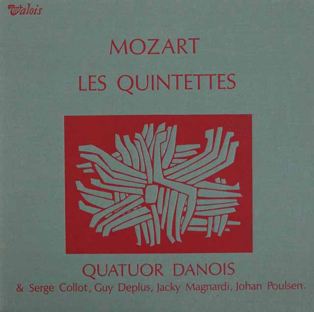 ダノワ四重奏団らのモーツァルト/五重奏曲集　仏valois　3107　LP レコード
