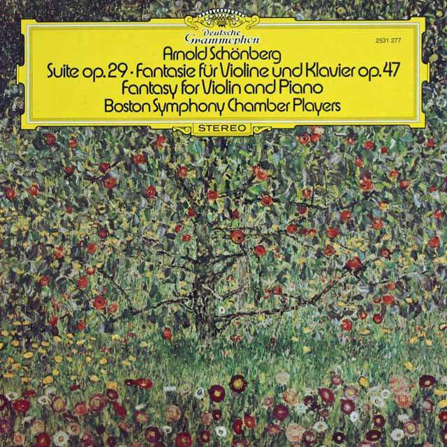 ボストン交響楽団室内アンサンブルのシェーンベルク/組曲&ヴァイオリンとピアノのためのファンタジー　独DGG　3737　LP レコード