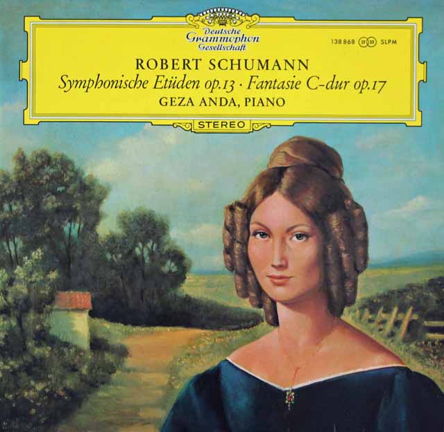 アンダのシューマン/交響的練習曲ほか　独DGG　3496　LP レコード