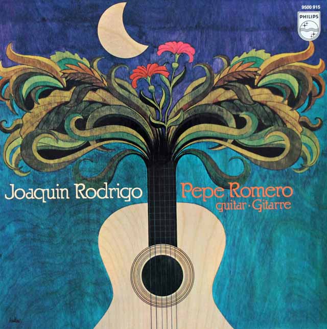 ペペ・ロメロのロドリーゴ/「小麦畑で」ほかギター独奏集　蘭PHILIPS　3109　LP レコード