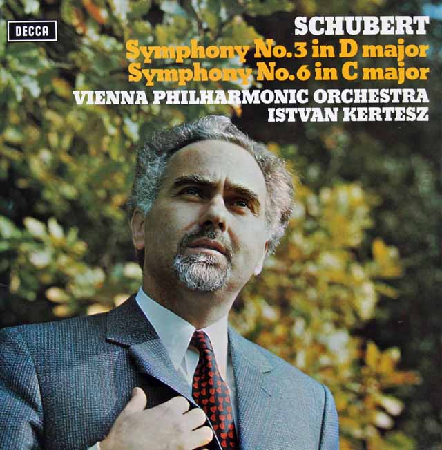 【オリジナル盤】ケルテスのシューベルト/交響曲第3＆6番　英DECCA　3109