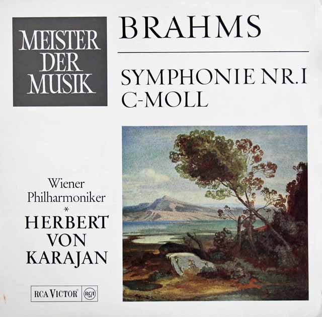カラヤンのブラームス/交響曲第1番　独RCA　3109　LP レコード