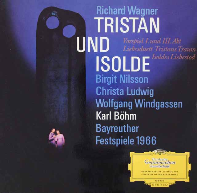 ベームのワーグナー/「トリスタンとイゾルデ」抜粋　（1966年バイロイト音楽祭）　独DGG　3428　LP レコード