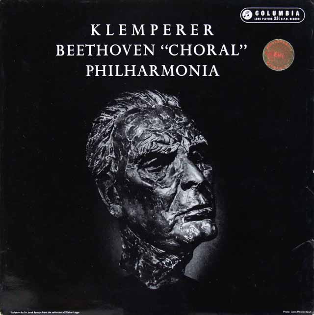 【オリジナル盤・特価】　クレンペラーのベートーヴェン/交響曲第9番「合唱付き」　英Columbia　3110　LP レコード