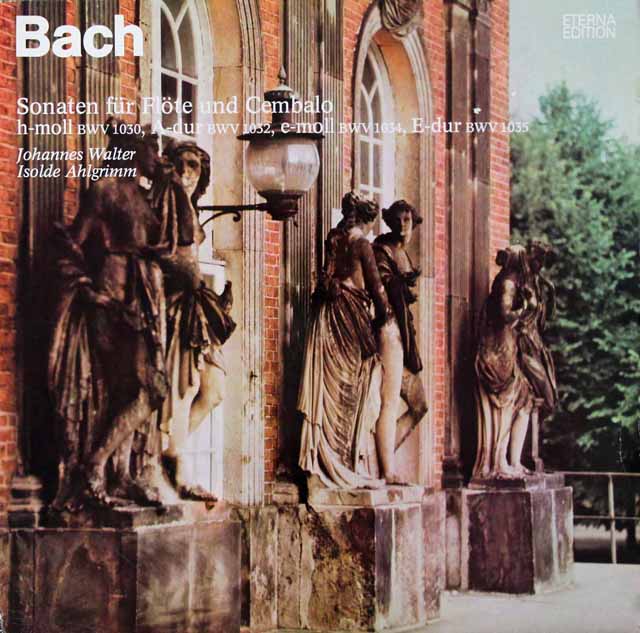 ワルター、アールグレリムのバッハ/フルートソナタ集　独ETERNA　3428　LP レコード