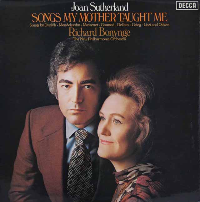 【オリジナル盤】サザーランド&ボニングのドヴォルザーク/「母が教え給えし歌」ほか　英DECCA　3111　LP レコード
