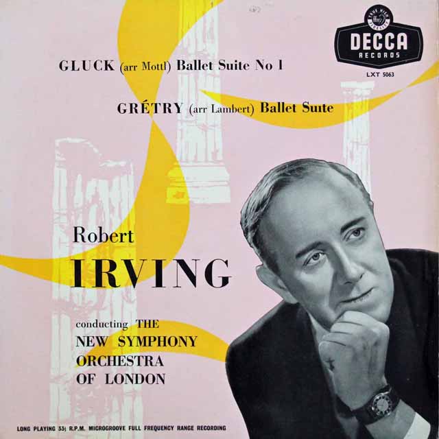 アーヴィングのグルック/バレエ組曲第1番ほか　英DECCA　3429　LP レコード
