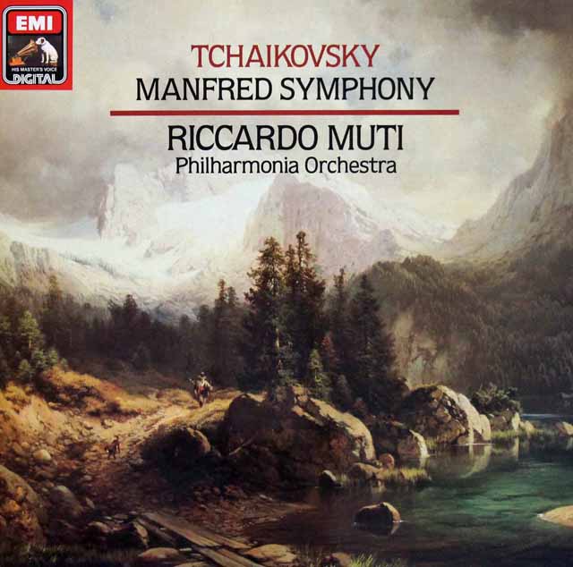 ムーティのチャイコフスキー/マンフレッド交響曲　独EMI　3429　LP レコード
