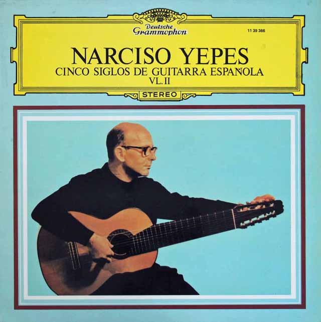 イエペスのタルレガ/「アルハンブラの想い出」ほか　西DGG　3111　LP レコード