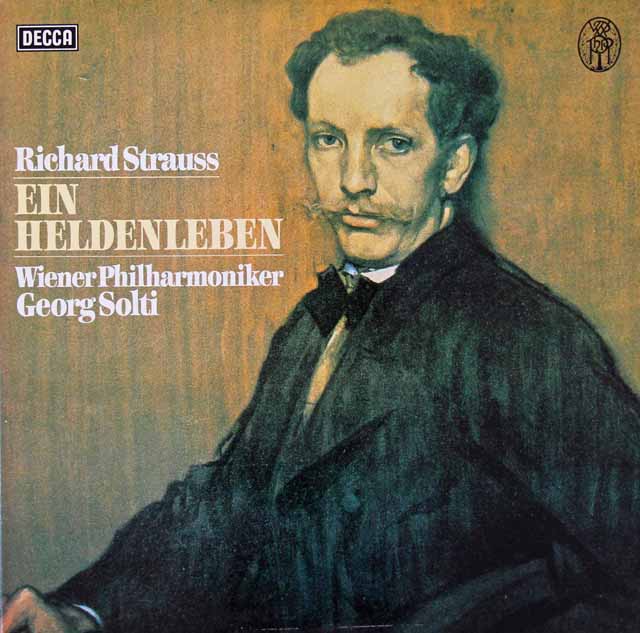 ショルティのR.シュトラウス/「英雄の生涯」　独DECCA　3112　LP レコード