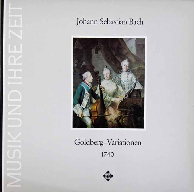 レオンハルトのバッハ/ゴルトベルク変奏曲　独TELEFUNKEN　3112　LP レコード