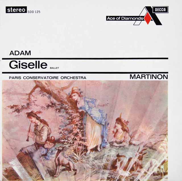 マルティノンのアダム/バレエ音楽「ジゼル」　英Ace of Diamonds　3431　LP レコード