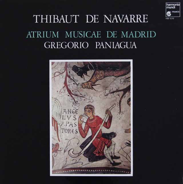 パニアグアのナバラ王のティボーの作品集　仏HM   3113　LP レコード