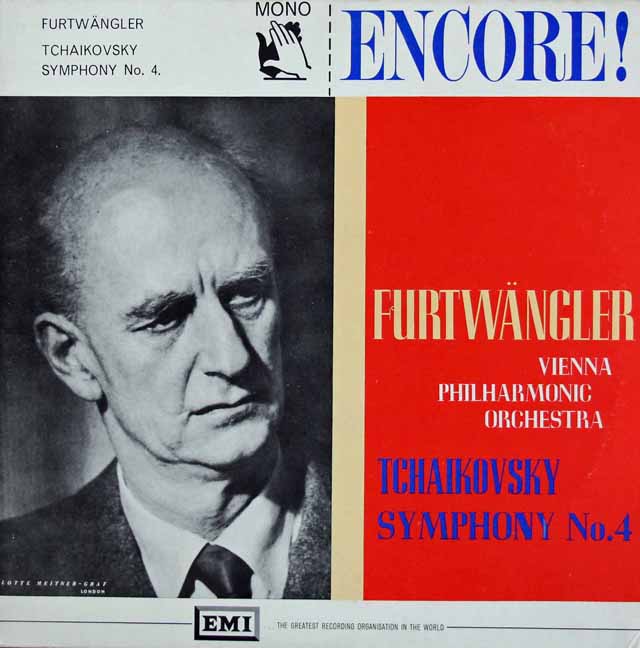 フルトヴェングラーのチャイコフスキー/交響曲第4番　英EMI　3432　LP レコード