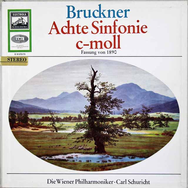 【独最初期盤】　シューリヒトのブルックナー/交響曲第8番　独ELECTROLA　3432　LP レコード