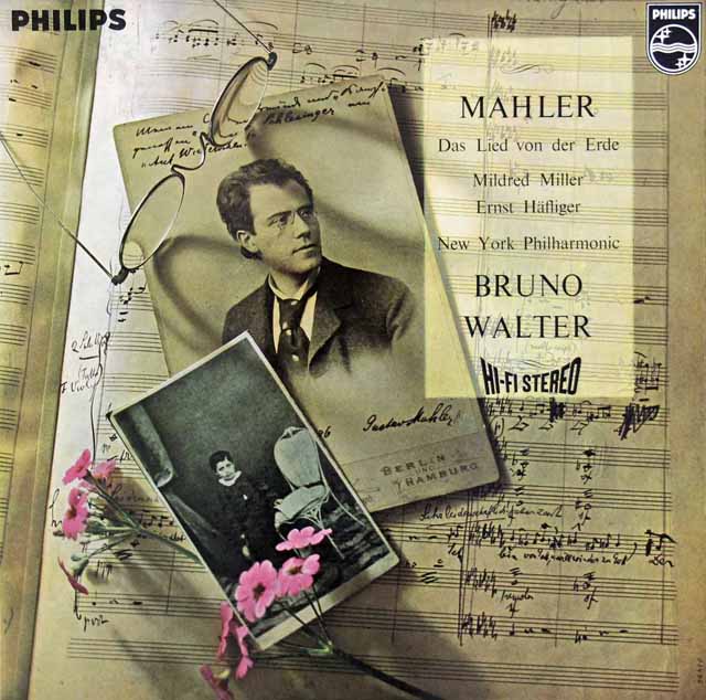 【ヨーロッパオリジナル盤】ワルターのマーラー/「大地の歌」　蘭PHILIPS　3113　LP レコード