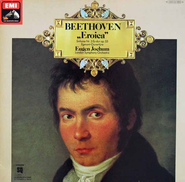ヨッフムのベートーヴェン/交響曲第3番「英雄」ほか　 独EMI　3113　LP レコード