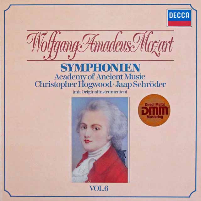 ホグウッドのモーツァルト/交響曲集 Vol.6　独DECCA　3113　LP レコード