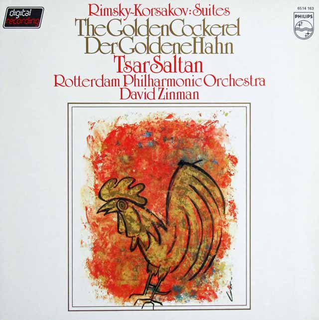ジンマンのリムスキー=コルサコフ/「金鶏」組曲　蘭PHILIPS　3435　LP レコード