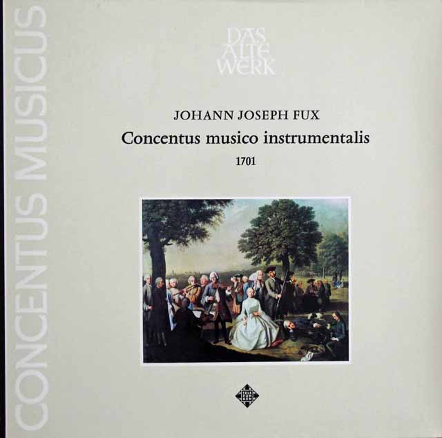 アーノンクールのフックス/8声のセレナータほか　独TELEFUNKEN　3434　LP レコード